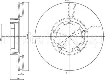 Fri.Tech. BD0905 - Bremžu diski ps1.lv