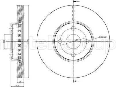 Japanparts DI-201 - Bremžu diski ps1.lv