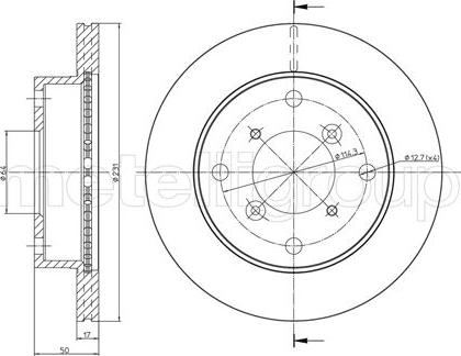 Fri.Tech. BD0926 - Bremžu diski ps1.lv