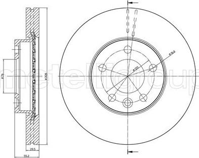 Fri.Tech. BD0979 - Bremžu diski ps1.lv