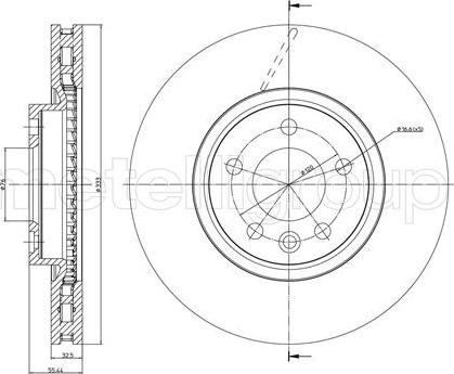 Fri.Tech. BD0978 - Bremžu diski ps1.lv