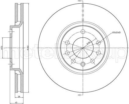 Fri.Tech. BD0973 - Bremžu diski ps1.lv