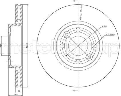 Fri.Tech. BD0972 - Bremžu diski ps1.lv