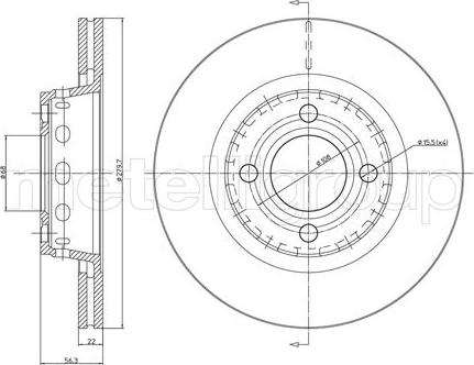 Fri.Tech. BD0492 - Bremžu diski ps1.lv