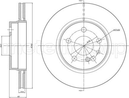 Fri.Tech. BD0451 - Bremžu diski ps1.lv