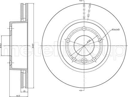 Fri.Tech. BD0462 - Bremžu diski ps1.lv