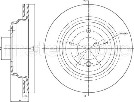 Fri.Tech. BD0476 - Bremžu diski ps1.lv