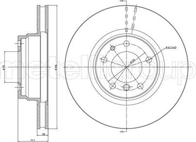 Fri.Tech. BD0543 - Bremžu diski ps1.lv