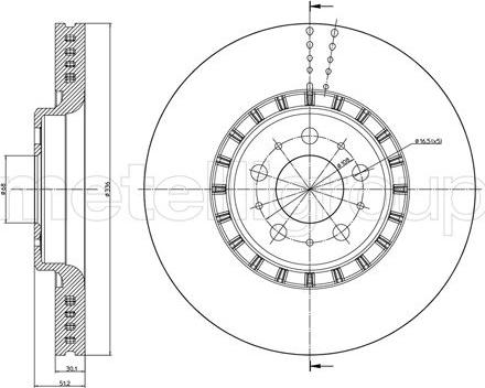 Fri.Tech. BD0551 - Bremžu diski ps1.lv