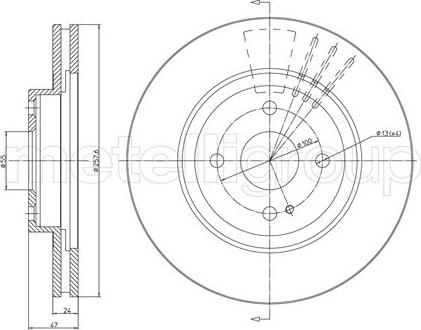 Fri.Tech. BD0512 - Bremžu diski ps1.lv