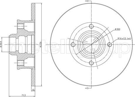 Fri.Tech. BD0575 - Bremžu diski ps1.lv