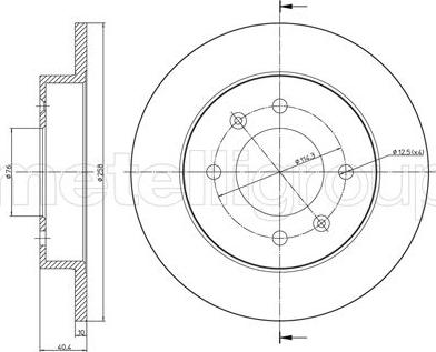 Fri.Tech. BD0694 - Bremžu diski ps1.lv