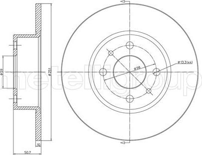 Fri.Tech. BD0647 - Bremžu diski ps1.lv