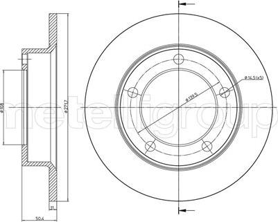 Fri.Tech. BD0652 - Bremžu diski ps1.lv