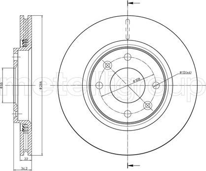 Fri.Tech. BD0666 - Bremžu diski ps1.lv