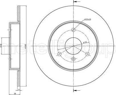 Fri.Tech. BD0660 - Bremžu diski ps1.lv