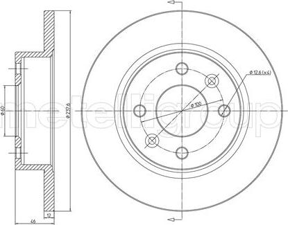 Fri.Tech. BD0632 - Bremžu diski ps1.lv