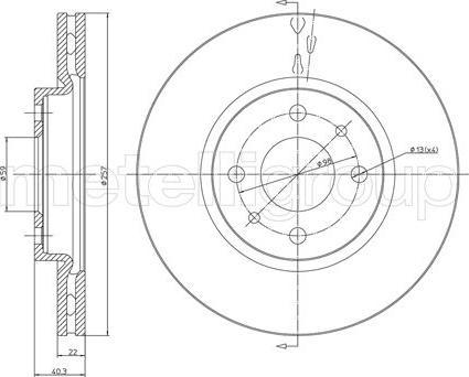 Fri.Tech. BD0679 - Bremžu diski ps1.lv