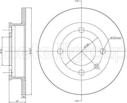 Fri.Tech. BD0005 - Bremžu diski ps1.lv