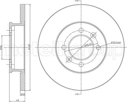 Fri.Tech. BD0016 - Bremžu diski ps1.lv