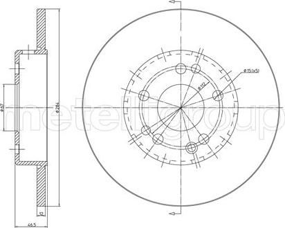 Fri.Tech. BD0010 - Bremžu diski ps1.lv