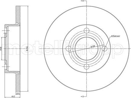 Fri.Tech. BD0013 - Bremžu diski ps1.lv