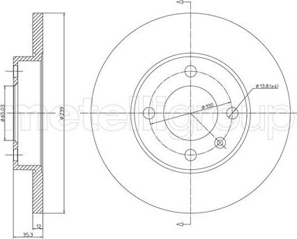 Fri.Tech. BD0012 - Bremžu diski ps1.lv