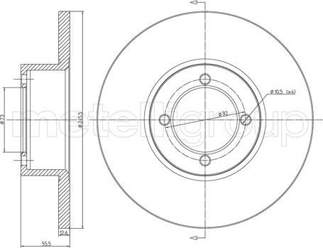 Maxtech 871519.0060 - Bremžu diski ps1.lv