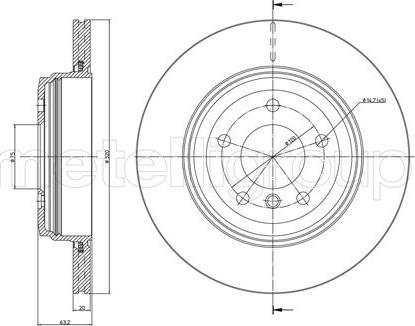 Fri.Tech. BD0074 - Bremžu diski ps1.lv