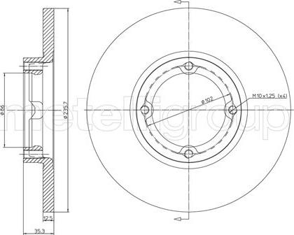 Fri.Tech. BD0196 - Bremžu diski ps1.lv