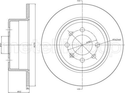 Fri.Tech. BD0190 - Bremžu diski ps1.lv