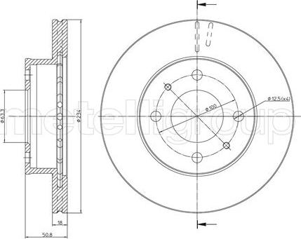 Fri.Tech. BD0141 - Bremžu diski ps1.lv