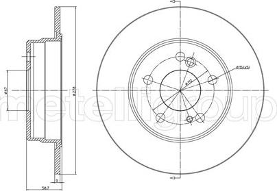 Fri.Tech. BD0147 - Bremžu diski ps1.lv