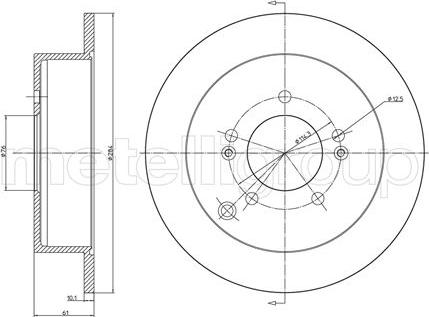 Fri.Tech. BD0150 - Bremžu diski ps1.lv