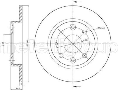 Fri.Tech. BD0106 - Bremžu diski ps1.lv