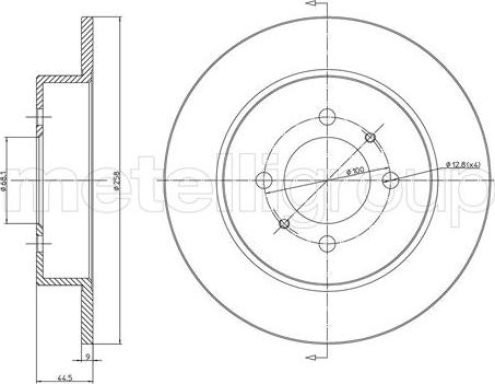 Fri.Tech. BD0100 - Bremžu diski ps1.lv