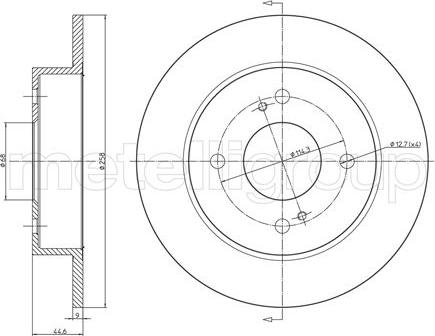 Fri.Tech. BD0102 - Bremžu diski ps1.lv