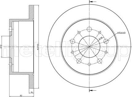 Fri.Tech. BD0114 - Bremžu diski ps1.lv