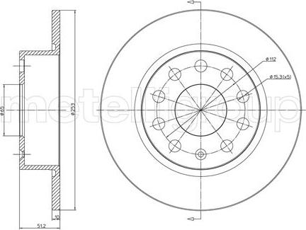 Fri.Tech. BD0867 - Bremžu diski ps1.lv