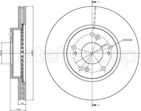 Fri.Tech. BD0880 - Bremžu diski ps1.lv