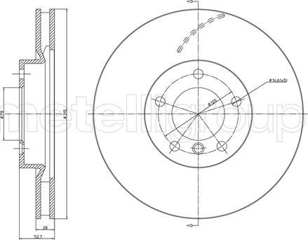 Fri.Tech. BD0879 - Bremžu diski ps1.lv