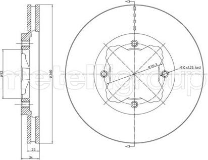 Fri.Tech. BD0355 - Bremžu diski ps1.lv