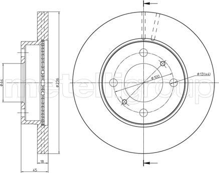 Fri.Tech. BD0305 - Bremžu diski ps1.lv