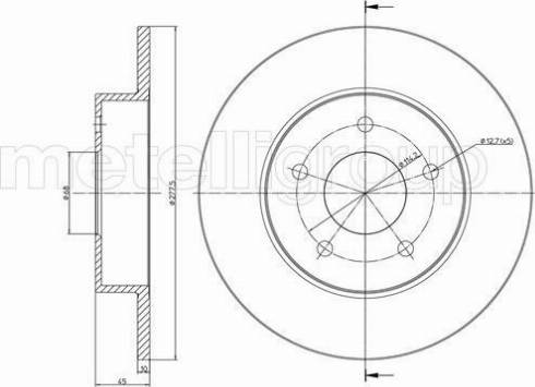 Open Parts BDR1820.00 - Bremžu diski ps1.lv