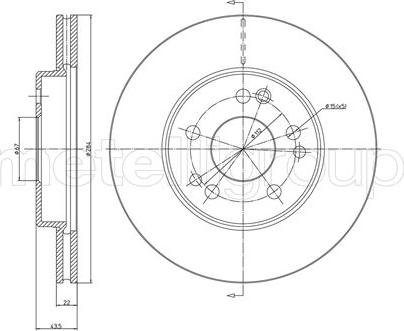 Fri.Tech. BD0241 - Bremžu diski ps1.lv