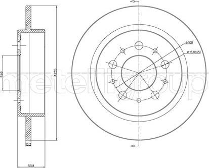 Fri.Tech. BD0207 - Bremžu diski ps1.lv