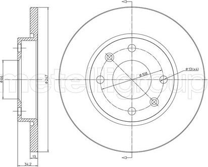 Fri.Tech. BD0210 - Bremžu diski ps1.lv