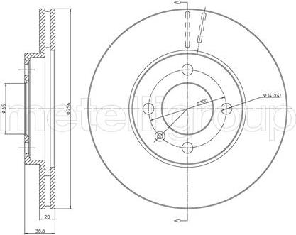 Fri.Tech. BD0281 - Bremžu diski ps1.lv