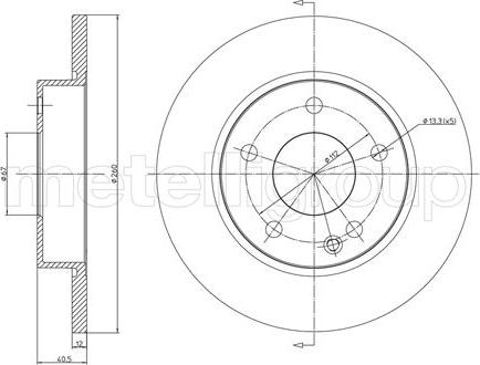 Fri.Tech. BD0223 - Bremžu diski ps1.lv