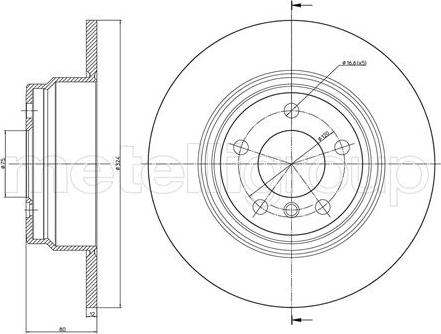 Fri.Tech. BD0707 - Bremžu diski ps1.lv